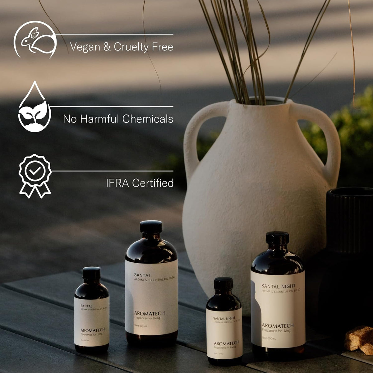 AromaTech Between The Sheets Premium Aroma Oil – Indulgent & Cozy Home Fragrance with Notes of Washed Linen, Hibiscus & Bergamot for Scent Diffusers, Cold-Air and UltraSonic Scent Machines – 60 mL