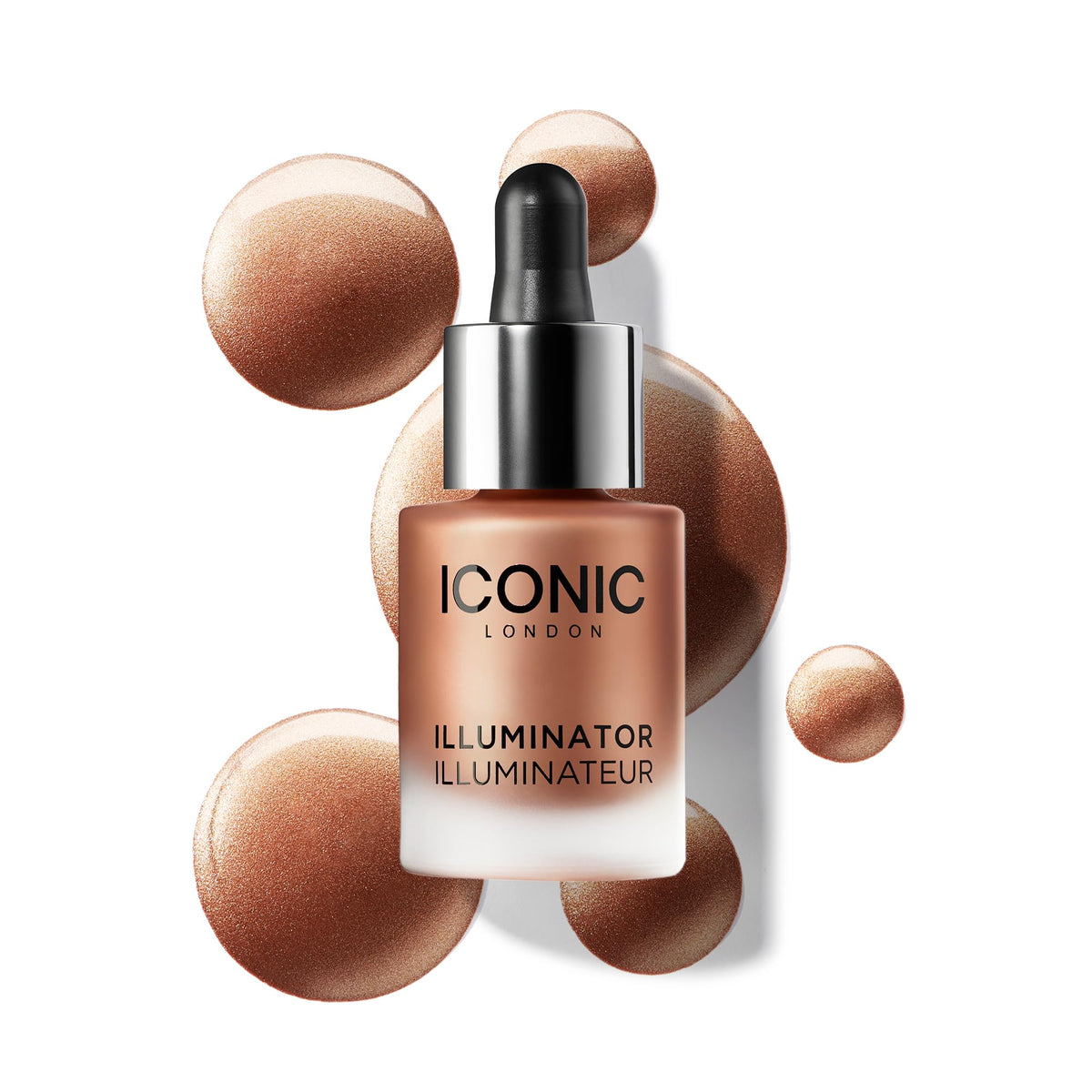 ICONIC LONDON Illuminator | Liquid Highlighting Drops for a Radiant Glow, Cruelty-Free, Vegan Makeup, Glow (Terracotta Bronze) 0.45 Fl oz