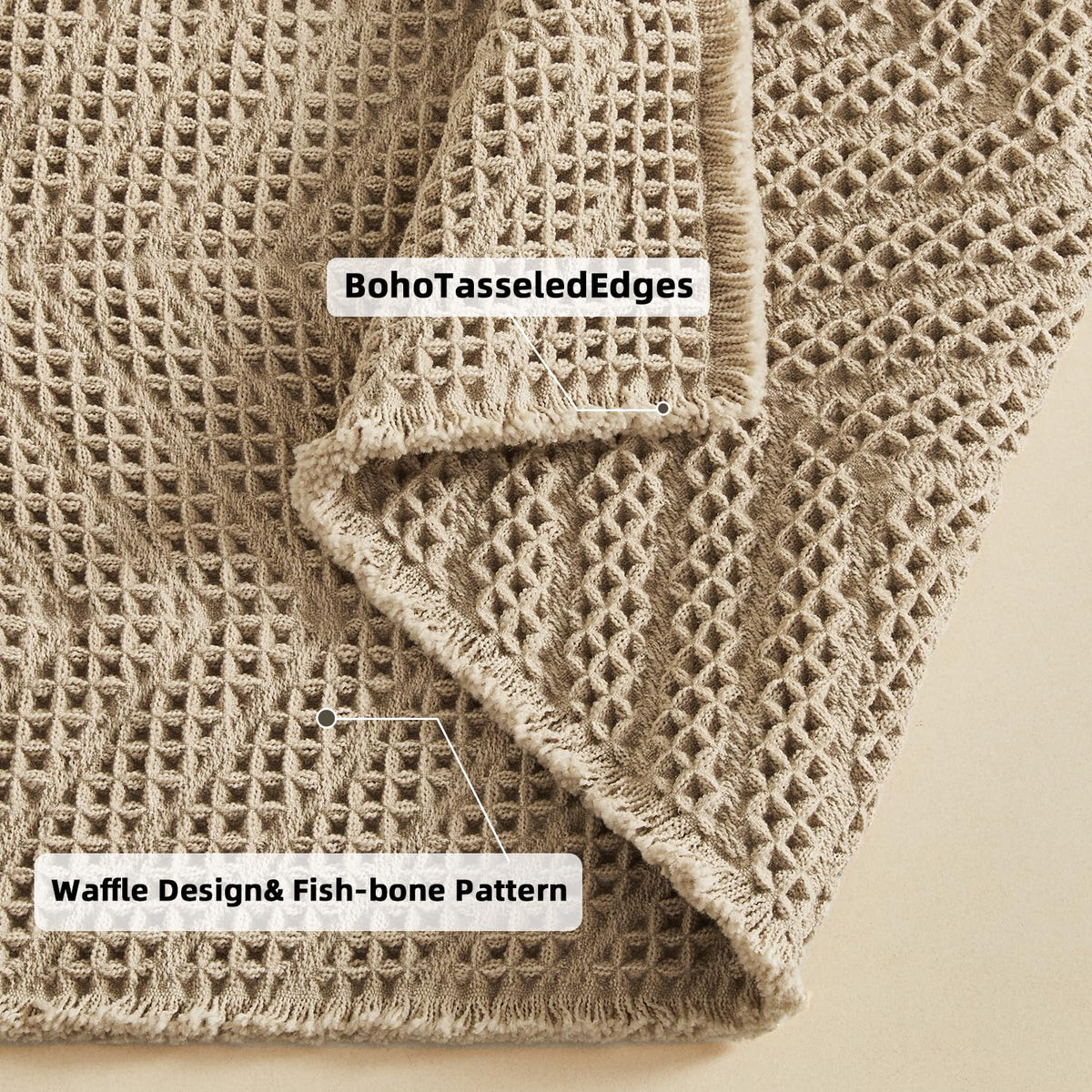 BULULOM Bathroom Runner Rug Super Absorbent Non Slip Long Bath Mat Machine Washable Boho Bathroom Rugs Quick Dry Rug Runners for Hallway Bedroom Laundry Room,Brown, 2'x 6'(24" x 72")