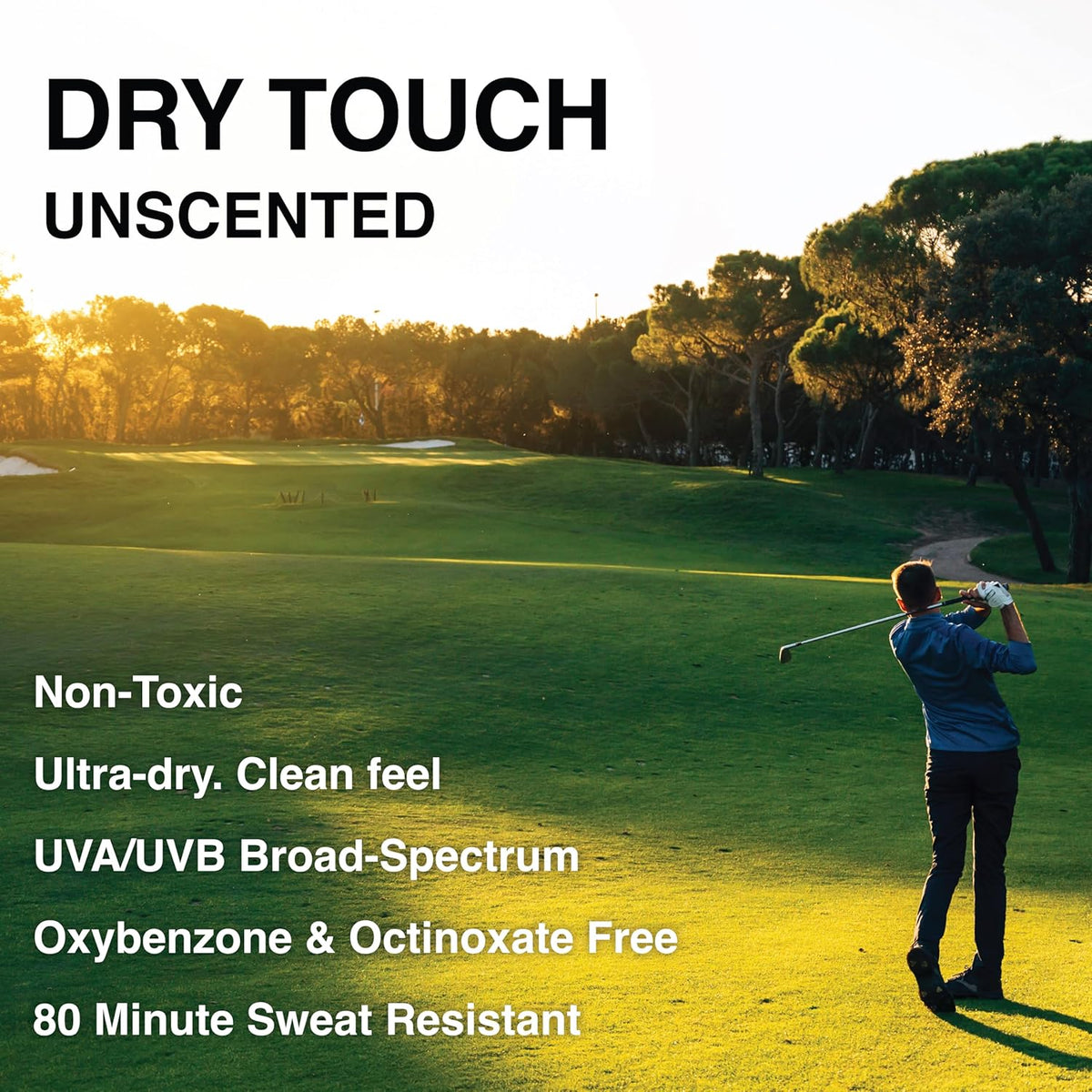 Surface Sunscreen Spray SPF 50 for Body, Natural Formula, Lightweight and Reef Friendly, Broad Spectrum UVA UVB Protection, Water Resistant Sun Care for Outdoor Use, Fragrance Free, 6oz