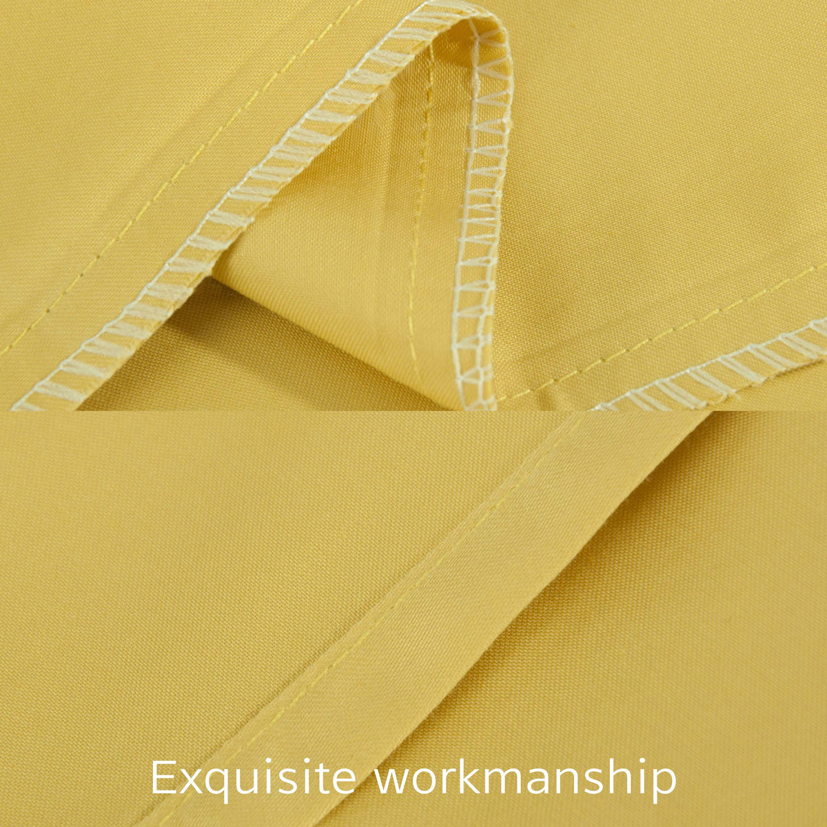 NTBAY Egyptian Cotton Queen Pillowcases - Set of 2, 500 Thread Count Cotton Pillowcases - Soft and Breathable Envelope Closure Pillow Cases - 20x30 Pillow Covers for Bed, Mustard Yellow