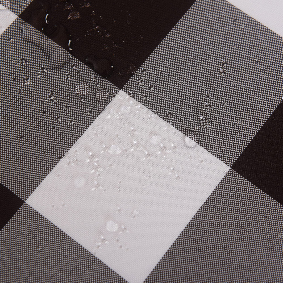 2 Pack Waterproof Polyester Fabic Rectangle Checkered Tablecloth，60x120 Outdoor Table Cloth，Oil Stain Prevention Table Cloth for Pinics and Parties（Chocolate and White）