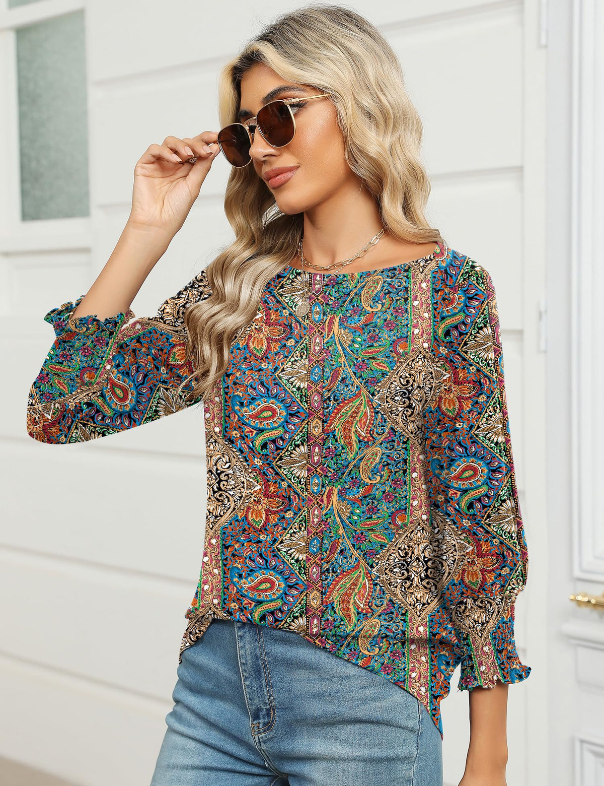 IECCP Womens Summer Tops 2025 Work Clothes for Women 2025 Fashion Top for Women Trendy Petite Top Plus Size Womens Tops