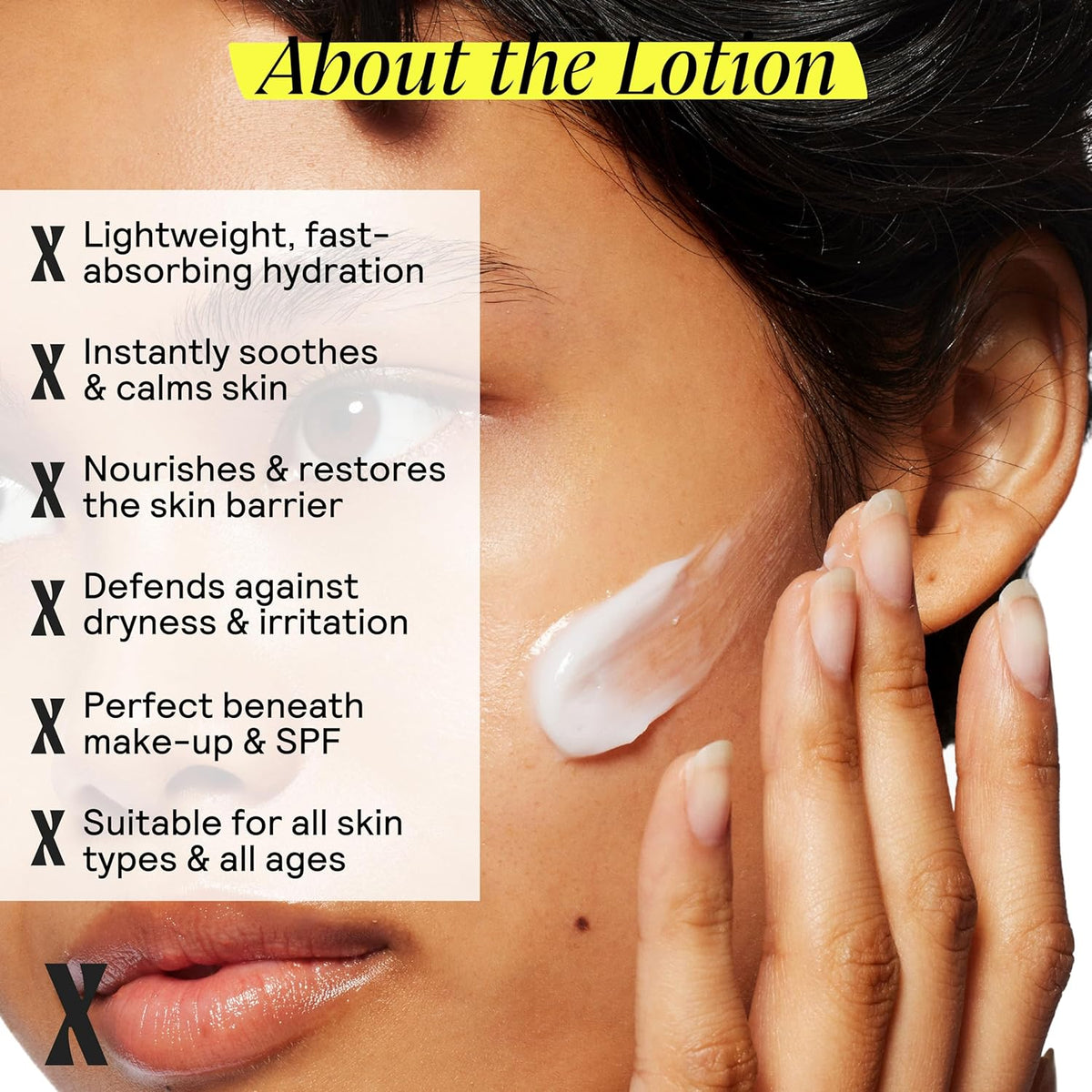Moisturizing Lotion - Daily Face Moisturizer & Body Lotion for Sensitive Skin - Ceramides & Hyaluronic Acid - No Common Irritants - Non-Comedogenic - Oil-Free - Fragrance Free - 10 Ounce