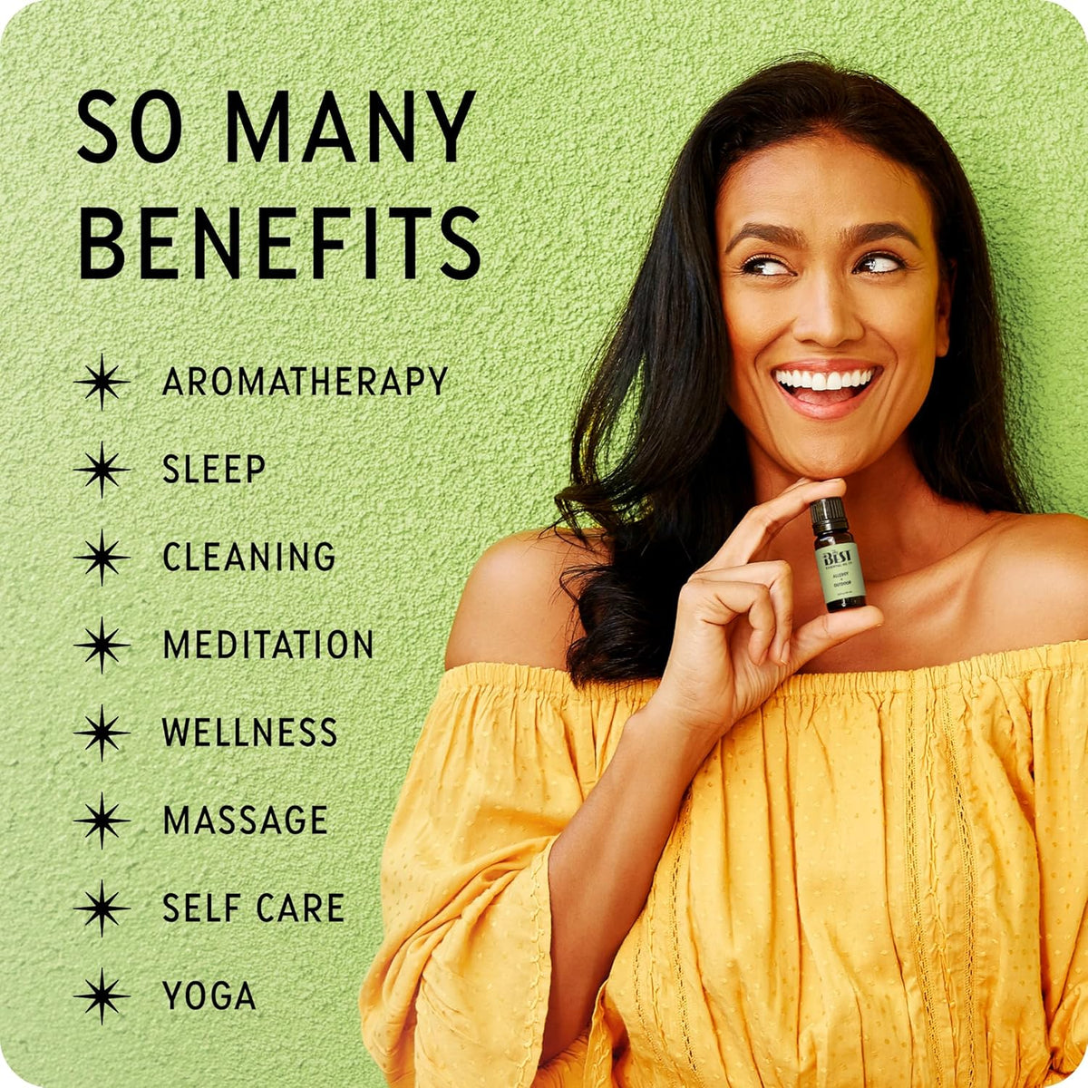 The Best Massage + Deep Relief Essential Oil Roll-On Blend- Premium Grade- Pre-Diluted in Coconut Oil- Ready to Use- 10 ml (.33 fl oz)