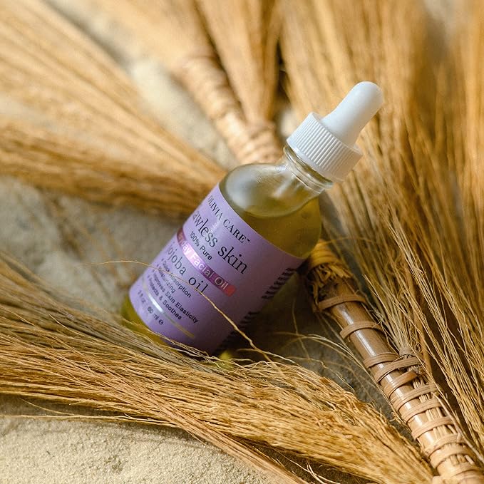 Olivia Care Flawless Essential Facial Oil 100% Natural. Nourishing, Plump, Reviving, Hydrating, Calming & Soothing. Stabilize & Retain Moisture (Jojoba)