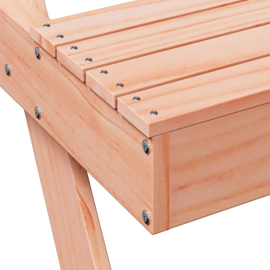 vidaXL Picnic Table Natural Wood Solid Douglas Fir Wood Medium Durable